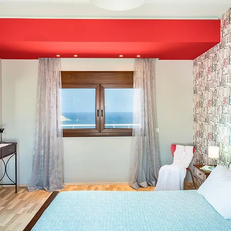 别墅 Lux Aspalathos With Pool, 700m To Beach, 1km To Restaurant 阿齐亚·佩拉加